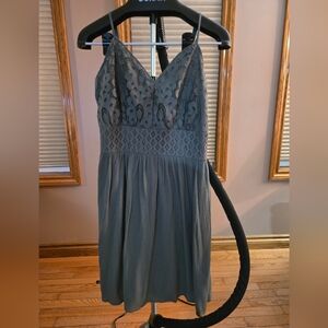 Maurices Gray Lace Dress